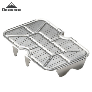 Coleman 2013-W Camping Large Aluminum Lunch Box Bottom Mesh Outdoor Picnic Thickened Stainless Steel Steamed Mesh Highlighting Steamed Tablet