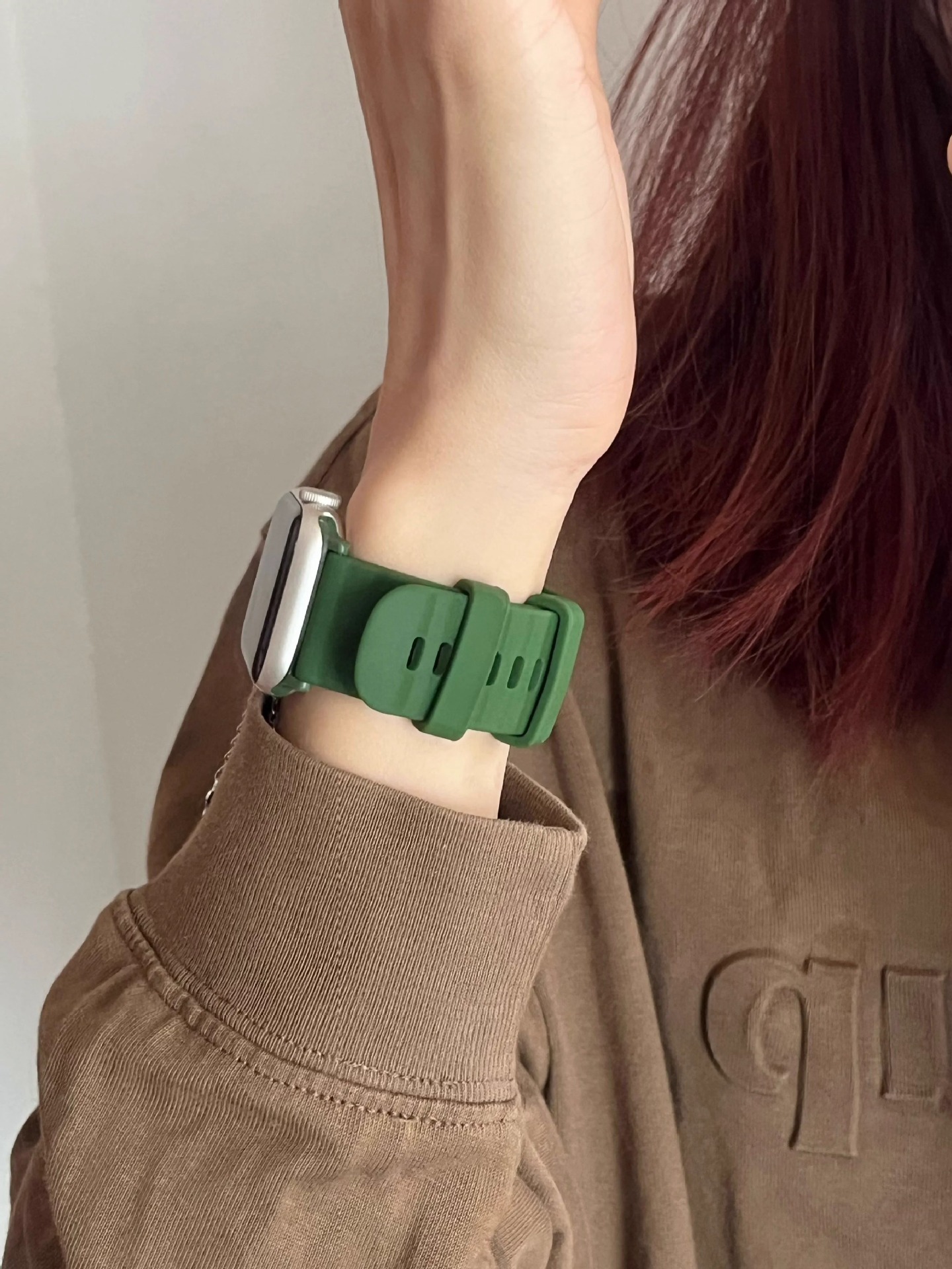 Adecuado para Apple Watch s8 correa de silicona de sentido avanzado nuevo iwatch10seultra9 creativo persianas SE