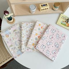 純綿40本の綿布プリント生地が可愛いです。