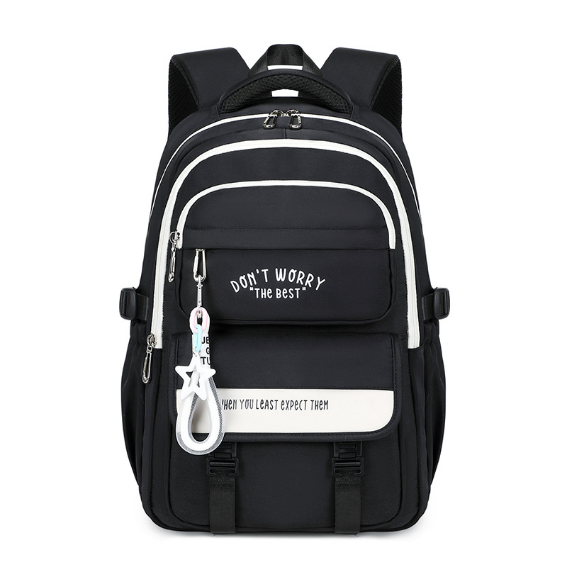 Nueva mochila para estudiantes de secundaria, mochila para estudiantes universitarios liviana de viaje de gran capacidad para mujeres, mochila para estudiantes de secundaria informal y simple