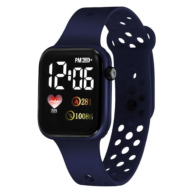 2022 nuevo reloj electrónico LED C001 Arco Iris cuadrado Apple impermeable digital moda deportes estudiante electrónica