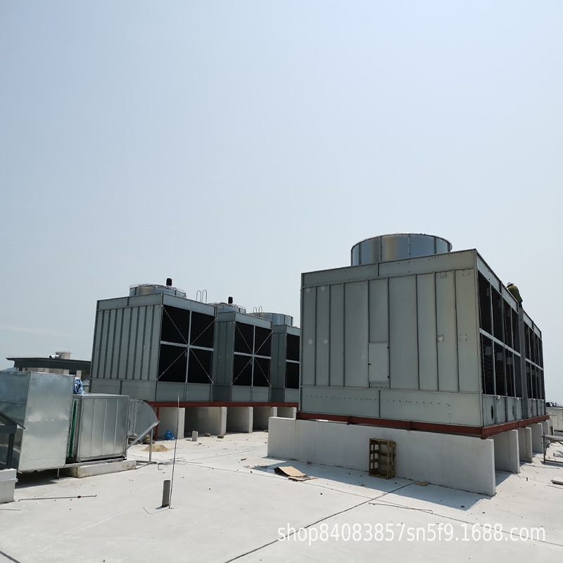 开式钢板塔全钢冷却塔 横流式钢板冷却塔 逆流式钢板冷却水塔
