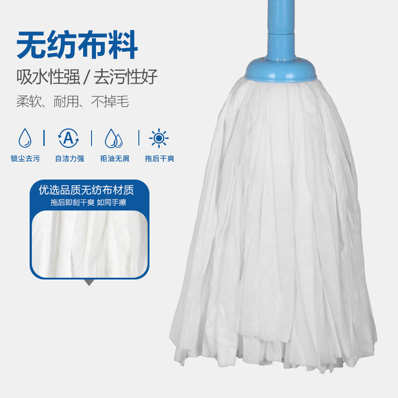 New Model Mop with Absorbent Non-Woven Fabric for Wooden Floors, Easy to Use, Household Eco-Friendly Mop, Wholesale in Stock