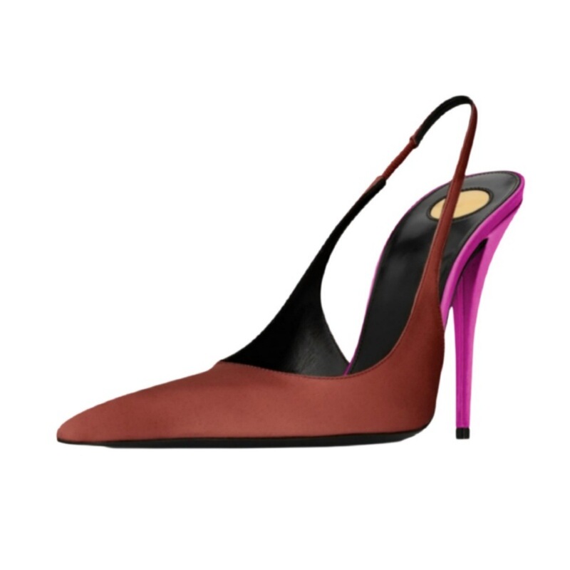 Foreign Trade Cross-Border Pointed-Toe Stiletto High-Heeled Women's Shoes with Back Strap, Shallow Mouth Fashion Shoes for Parties and Commuting Foreign Trade Cross-Border Pointed-Toe Stiletto High-Heeled Women's Shoes with Back Strap, Shallow Mouth Fashion Shoes for Parties and Commuting