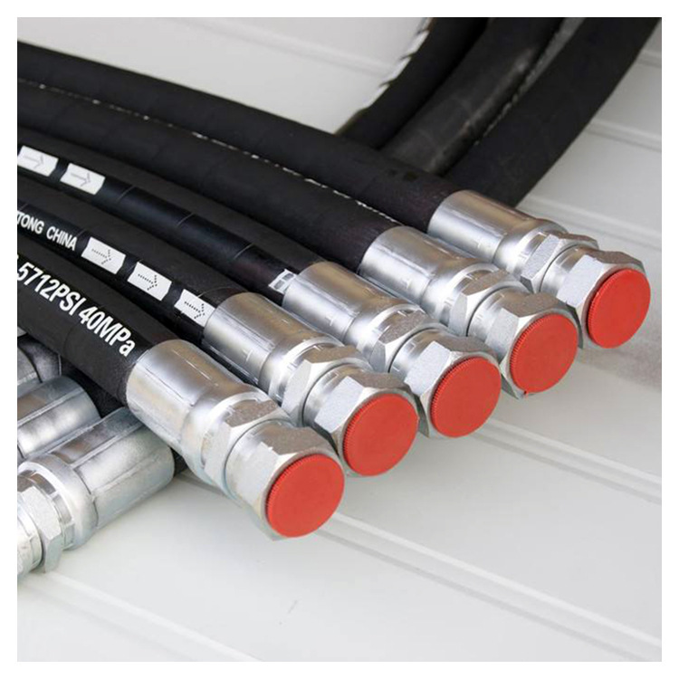 供应挖掘机高压油管 高压钢丝编织胶管高压油管 高压钢丝缠绕胶管