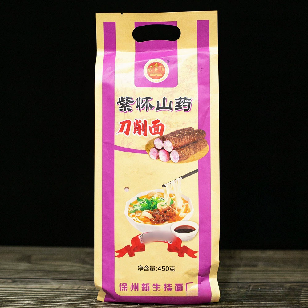 Zihuai Yam Daoxiao Лапша 450 г Сумки Питательная Вкусная Гладкая Рябь Широкая Лапша Подарок Оптом