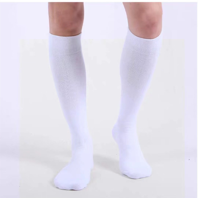 Men's calf socks black mid-length socks over the knee socks long socks a pair of white cotton versatile ing men's cross-border Men's calf socks black mid-length socks over the knee socks long socks a pair of white cotton versatile ing men's cross-border