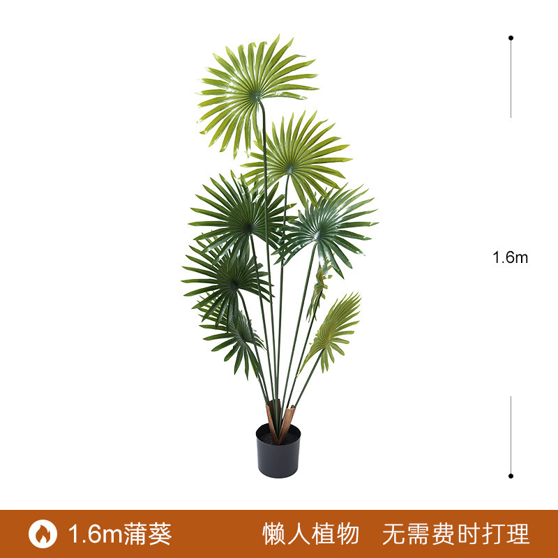 Planta verde artificial bonsai interior gran planta decoración fábrica al por mayor paraíso pájaro plátano decoración paisaje bonsai image 19