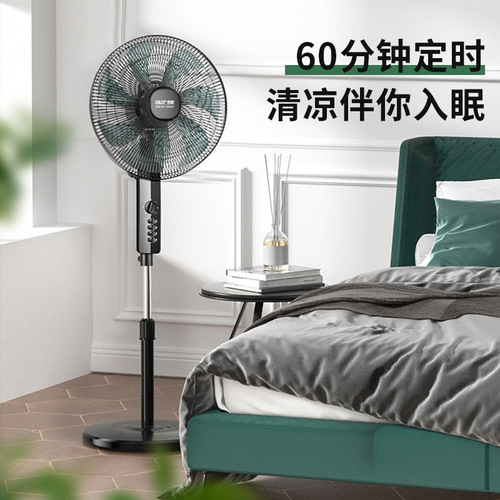 Skyworth Electric Fan Floor Fan for Home and Office, Quiet Reversible Upright Floor Fan with Remote Control and Timer, Dropshipping