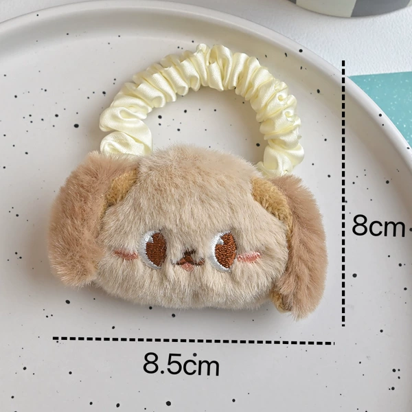 5# coffee color puppy hair tie