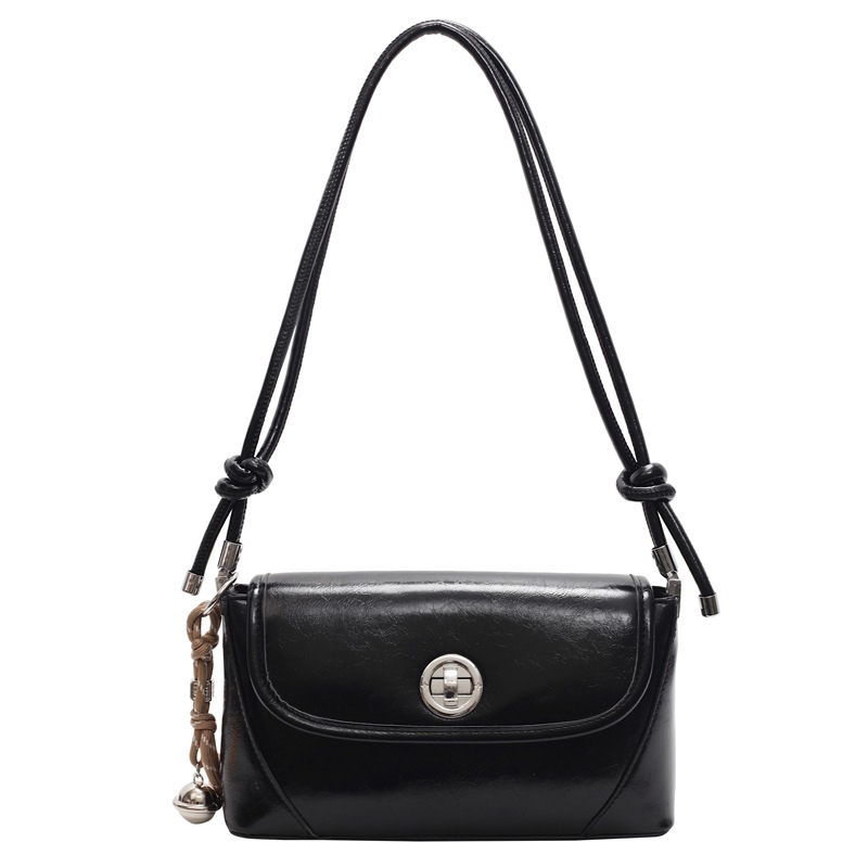 Bolsos debajo de las axilas de piel de cera retrógrada para mujeres 2025, nuevos bolsos de hombro de tendencia universal, bolsos de alta calidad coreanos.