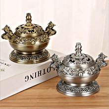 盘香盘龙香炉蚊香沉香家用客厅室内檀香炉香薰复古创意办公室摆件