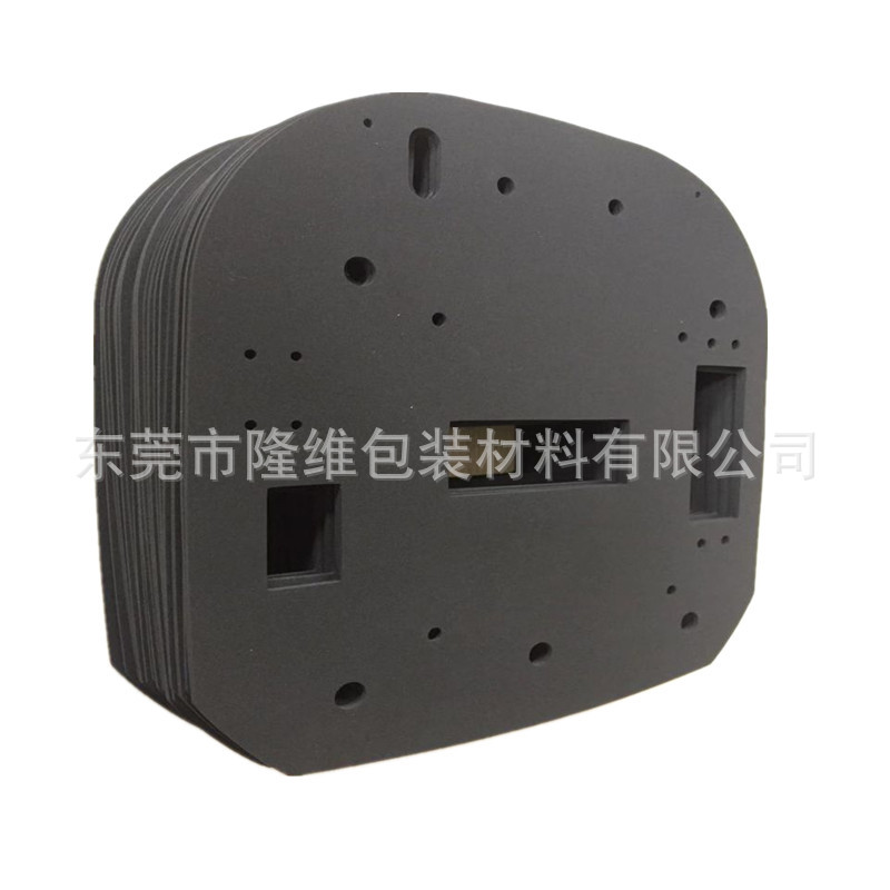 厂家现货CR氯丁橡胶泡棉 黑色防火阻燃CR密封胶垫 CR背胶垫片加工