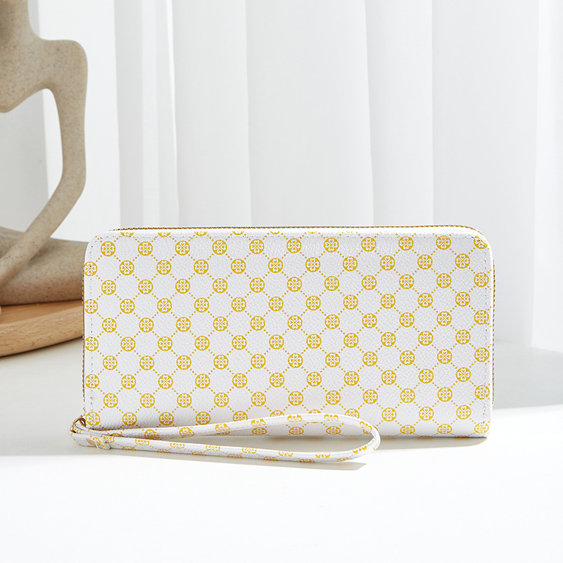 Neuer langer Reißverschluss für Damen, modische Vintage-Geldbörse mit mehreren Kartenfächern und Handytasche_voghion.com