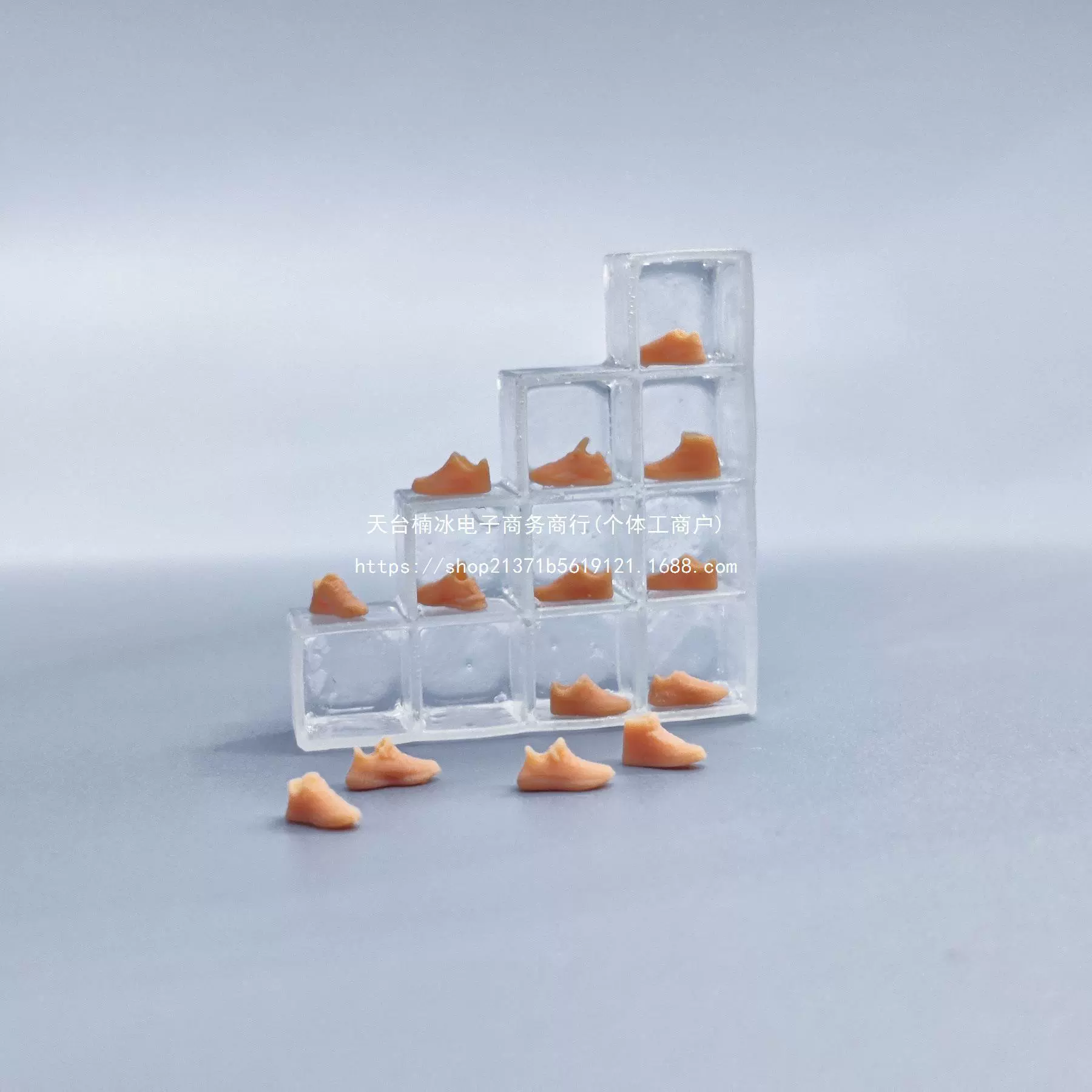 1:64 Doll 1:43 Miniature White Mold Collection Shoe Display Cabinet Partition V326 V329 Color Box Leilede株