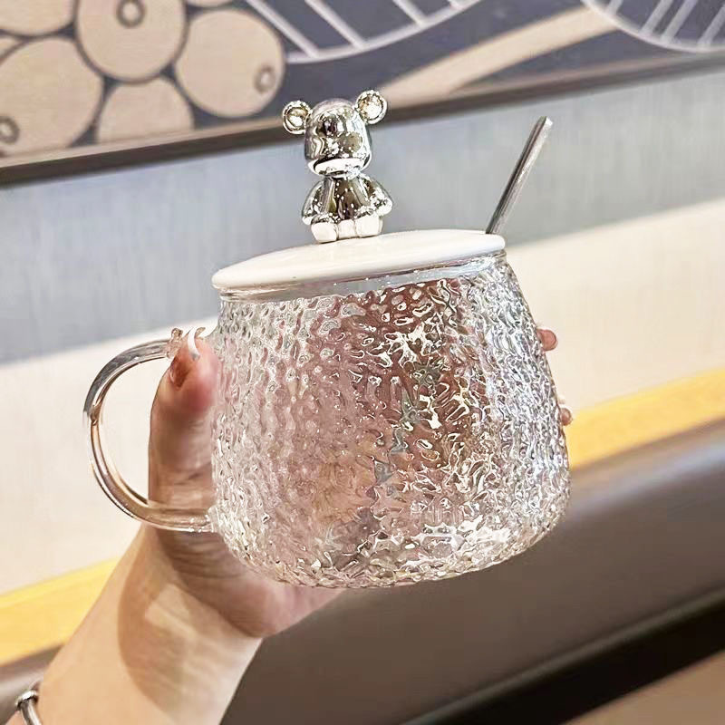 Tazas personalizadas al por mayor logotipo impresa taza de agua taza de oso taza de apertura taza de eventos pequeños regalos taza de agua de bienestar