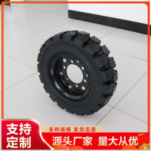 现货供应6.00-9实心轮胎 耐磨实心轮胎 卡车叉车用橡胶轮胎