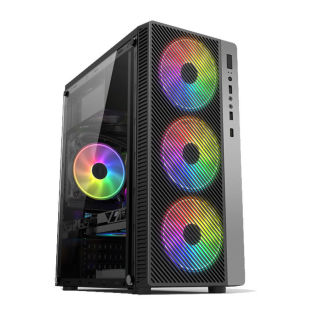 Honor Computer Shair Настольный DIY Полная прозрачная игра с водяным охлаждением применима ATX большая плата задняя линия офисный черный шасси