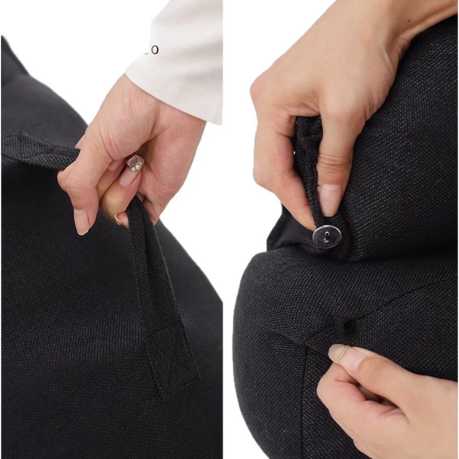 La cabecera de la cama es suave, el respaldo grande, el cojín, el cuello, el protector de la cintura, el protector de la cintura, la cama, el drama, el soporte de la cintura, la almohada, se puede quitar y lavar