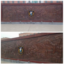 定制红铜锻铜浮雕铸铜人物雕塑玻璃钢校园背景墙设计装饰铜板画