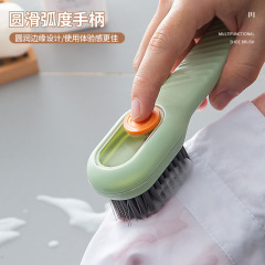 加液鞋多功能刷家用按压出液洗鞋子刷鞋工具按压式软毛衣物清洁刷