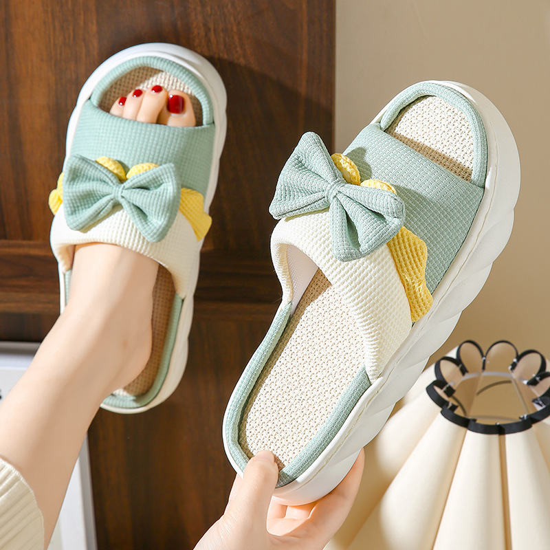 2025 Linen Shoes Women's Slippers Home Couple Four Seasons Stomp Sense Breathable Cotton and Linen Floor Slippers Men's Thick Slippers 2025 Linen Shoes Women's Slippers Home Couple Four Seasons Stomp Sense Breathable Cotton and Linen Floor Slippers Men's Thick Slippers