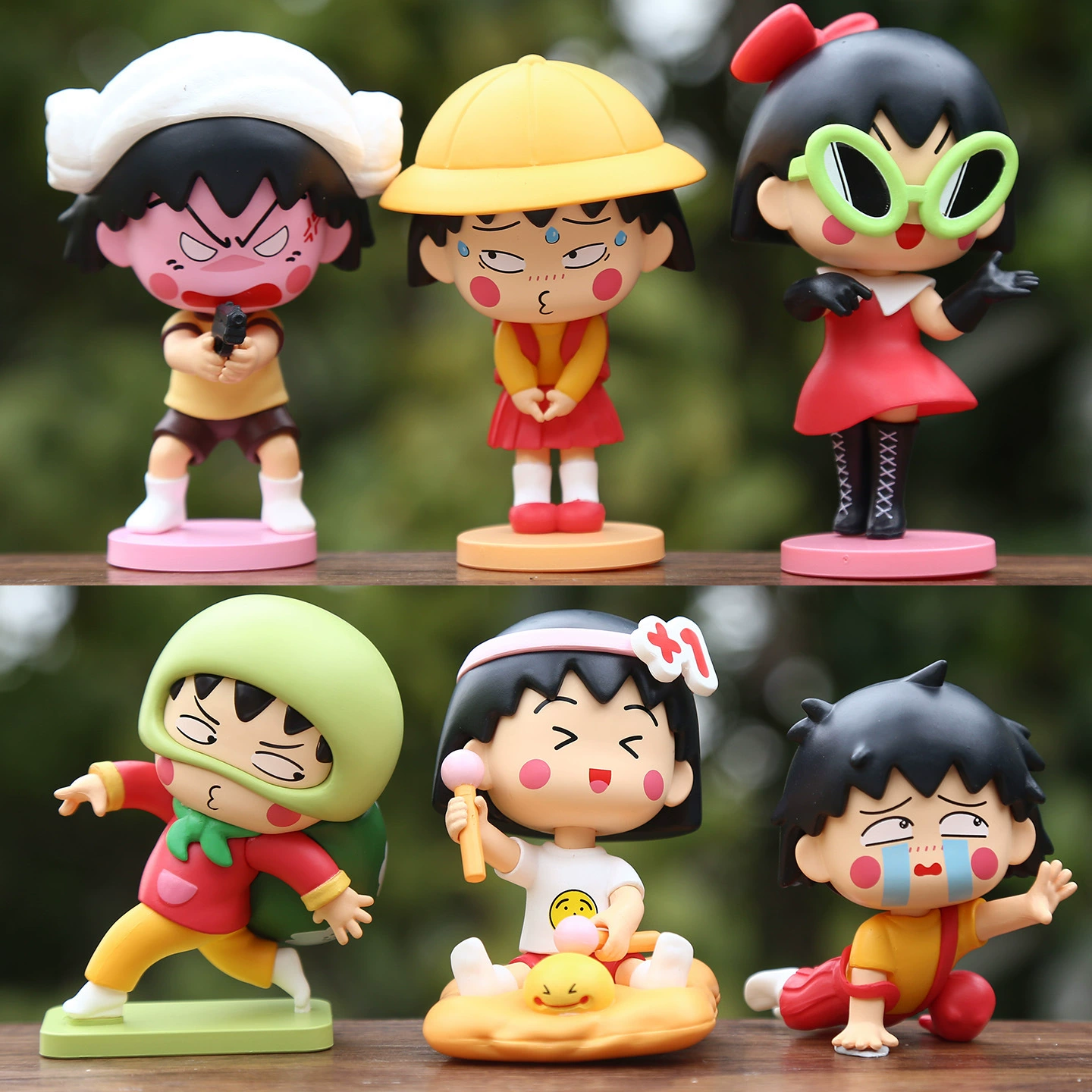 Новая модная серия аниме Funny Maruko-chan: рукавная модель креативное spoof смешное выражение декор украшения