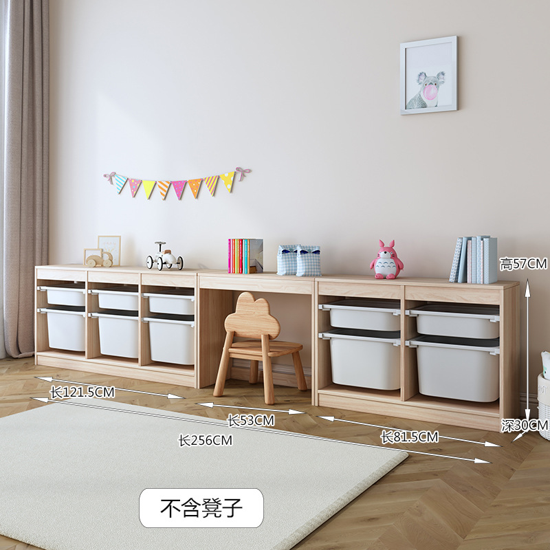 子供の木の手作りのテーブルのゲームのテーブルの赤ちゃんのおもちゃの棚の学習のテーブルの収納棚の置物の棚の幼児のロッカー