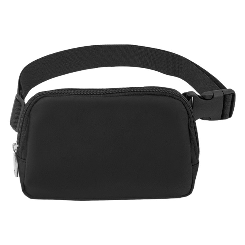 Riñonera de nylon, lulu, el mismo estilo, estilo ins, ocio, deportes al aire libre, bolsa de pecho para correr, bolsa de mensajero, logotipo personalizado