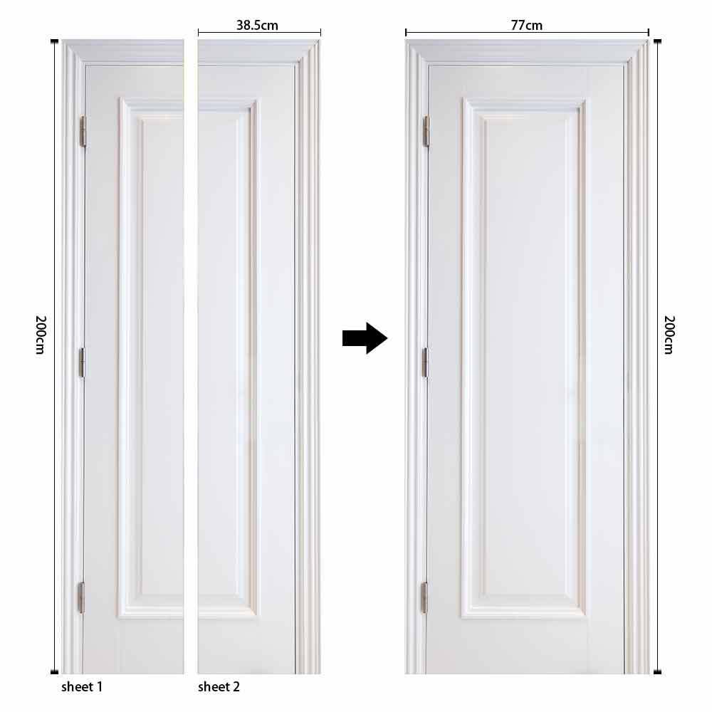 Pegatinas para puertas 3D respetuosas con el medio ambiente, autoadhesivos, fabricantes de origen al por mayor, patrones populares transfronterizos de alta definición, adhesivos para puertas impermeables, a prueba de aceite y antiincrustantes