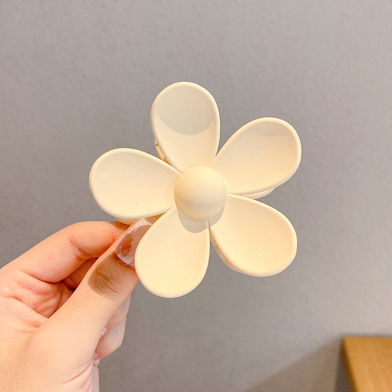 Gran tiburón clip leche serie café clip de pelo mujer cabeza espalda temperamento simple pelo agarre horquilla moda pelo accesorios al por mayor