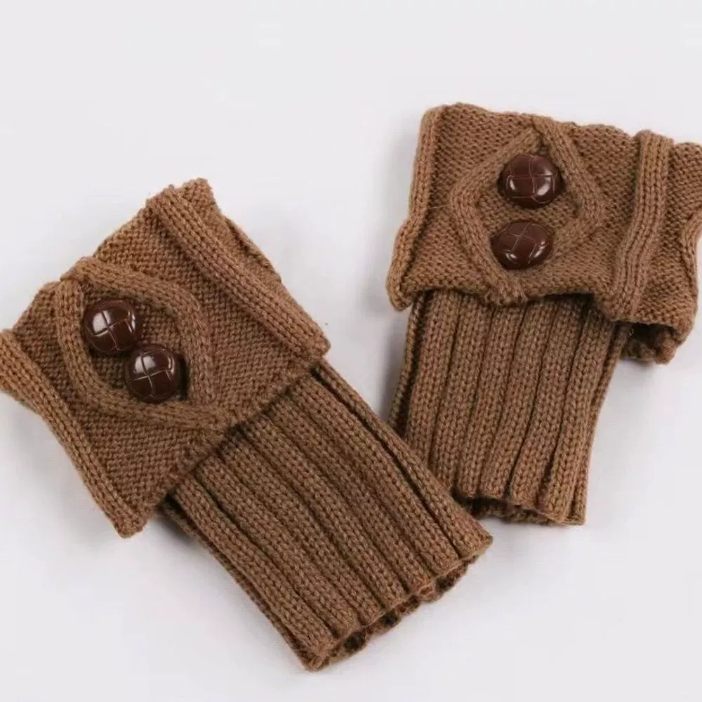 Демисезонные модные knitted шерстяные гетры для согревания, носки, корейский стиль