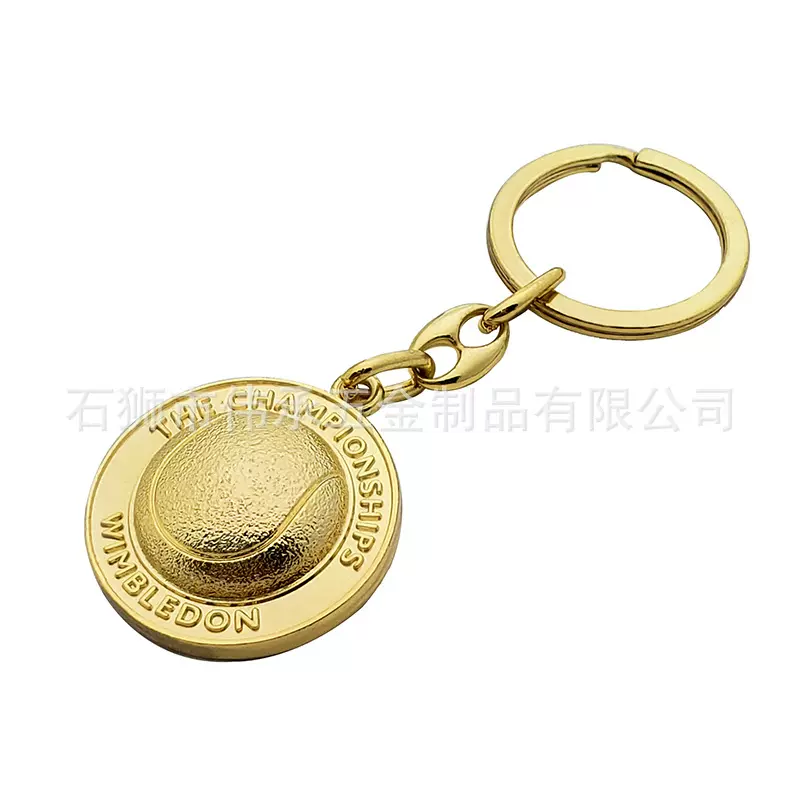 定制金属高档钥匙扣挂件烤漆钥匙扣锌合金钥匙扣圆形钥匙圈定做
