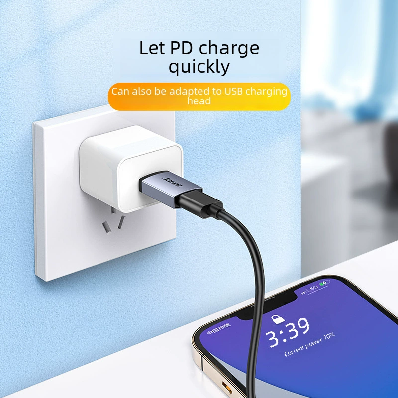 Адаптер USB 3.2 к Type-C, преобразователь с USB female (OTG) для Android и флешки