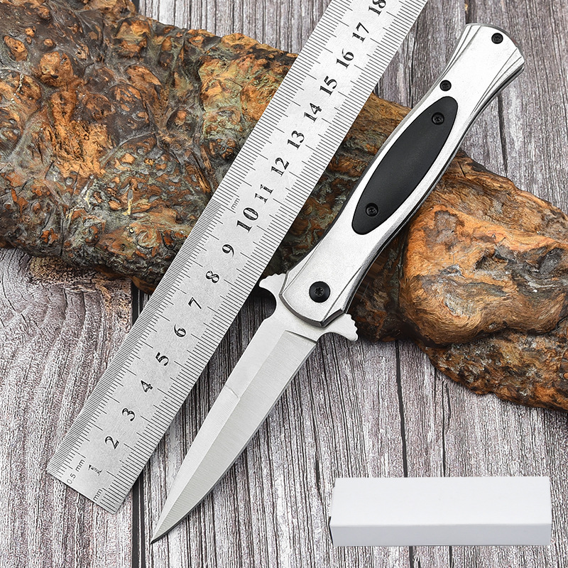 厂家批发户外折叠刀不锈钢折刀野外防身刀单刃战术刀便携折叠小刀