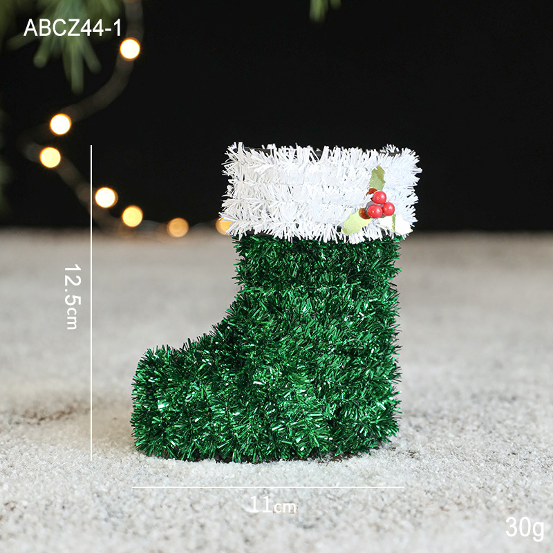 Calcetines verdes de Navidad