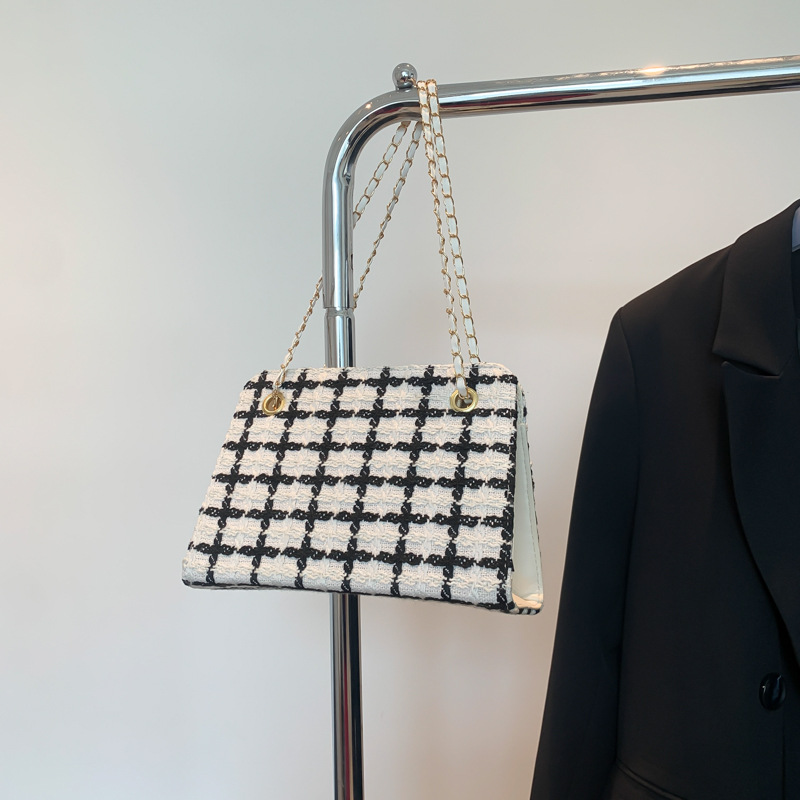 Bolso público pequeño francés, bolso de mujer, cadena de moda, bolso de hombro, red, bolso de mano de alta calidad, bolso Diana.