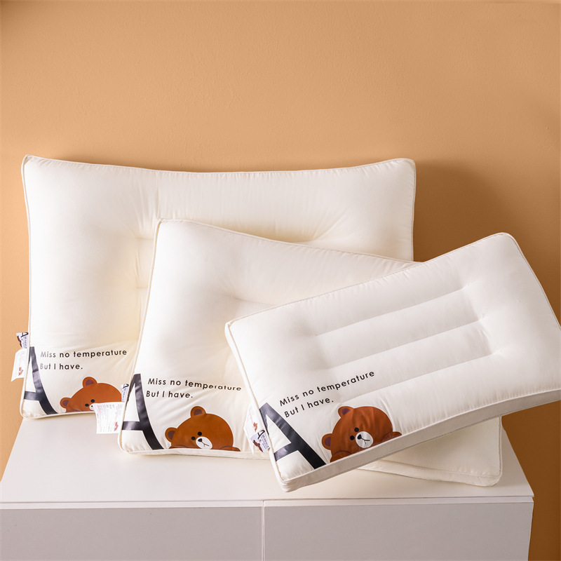 Class a Cotton Kidsren's Pillow Core Single Piece Pillow Primary and Secondary School Students Pure Cotton Pillow Core Wholesale Household Rectangular Wholesale