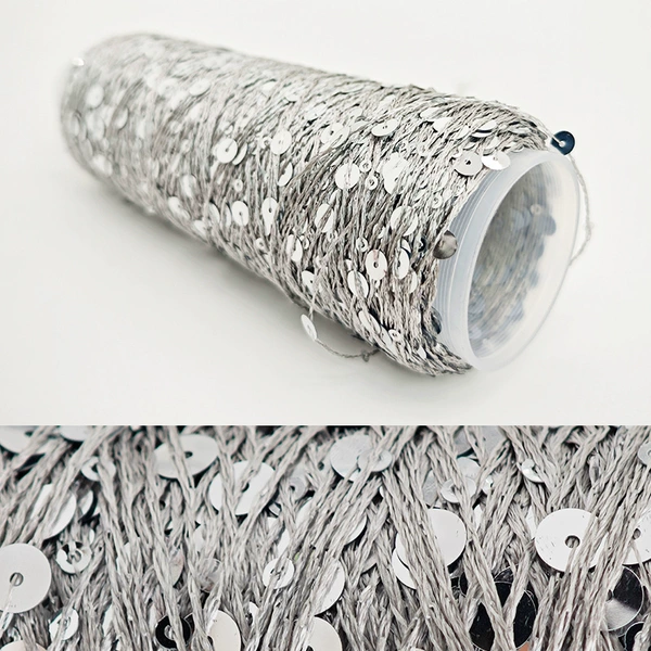 Round disc-flash silver