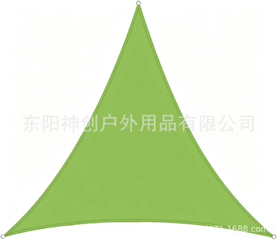 sunshade sail for outdoor | Avtomobil yan çətirləri - fruit-green-equilateral-triangle-2x2x-2m