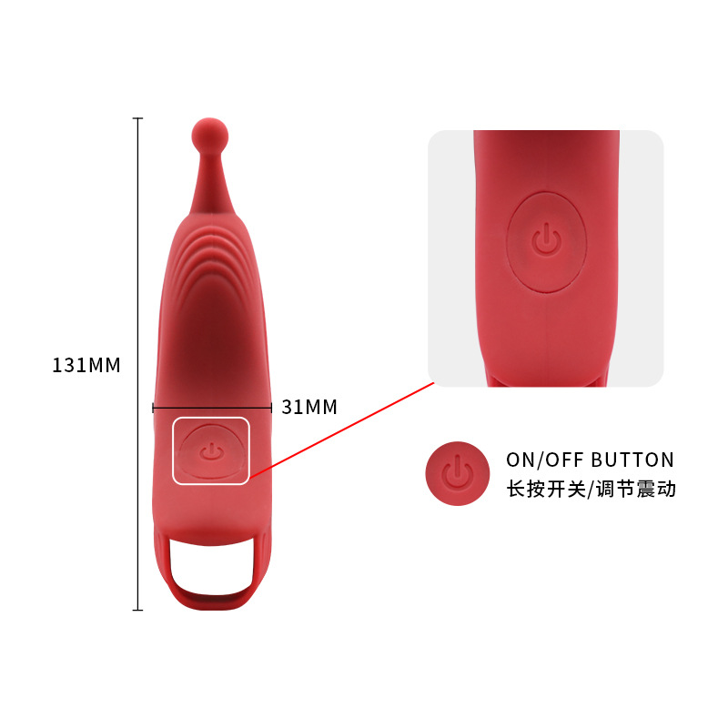 Nuevo dedo femenino manga mini AV masaje palo vibrador punto G masturbación dispositivo de estimulación juguetes sexuales para adultos