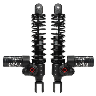 Stinger Stable Elephant Pro Dual Adjustable Rear Shock Absorber for Maverick N1s, Ninebot M95, E80, Mzmix Nz Hydraulic Shock Absorber (Other brake systems) - exclusive-stable-rear-shock-absorber-290mm-black