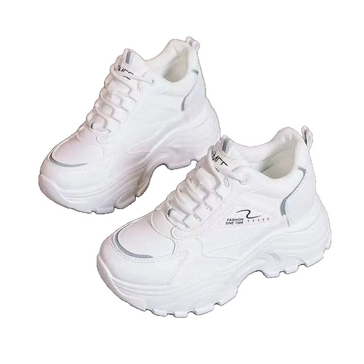Zapatos de papá para mujeres 2025, nuevo otoño, altura interior, zapatos deportivos ligeros casuales de suela gruesa de alta calidad