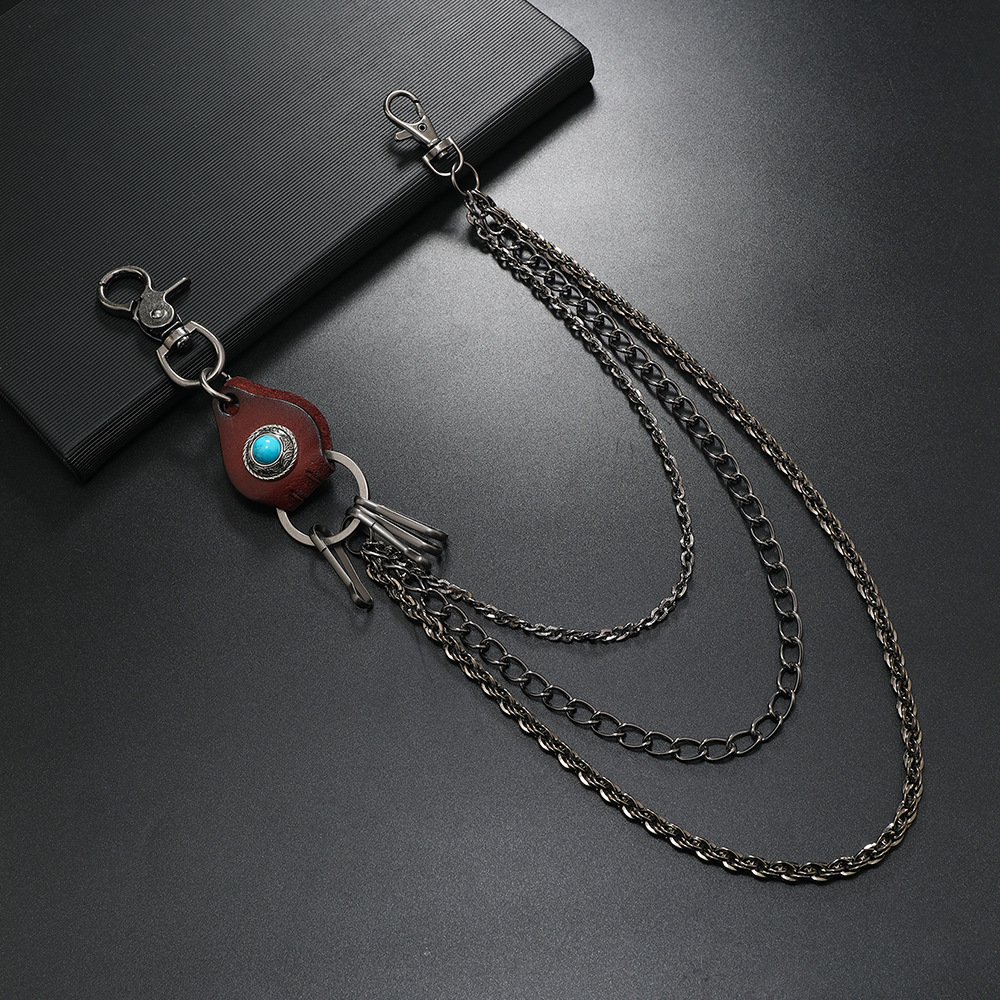 Pantaloni minimalisti in pelle bovina a tre strati, stile punk, accessori per street dance, personalità, versatili e alla moda, da uomo, motociclista_voghion.com