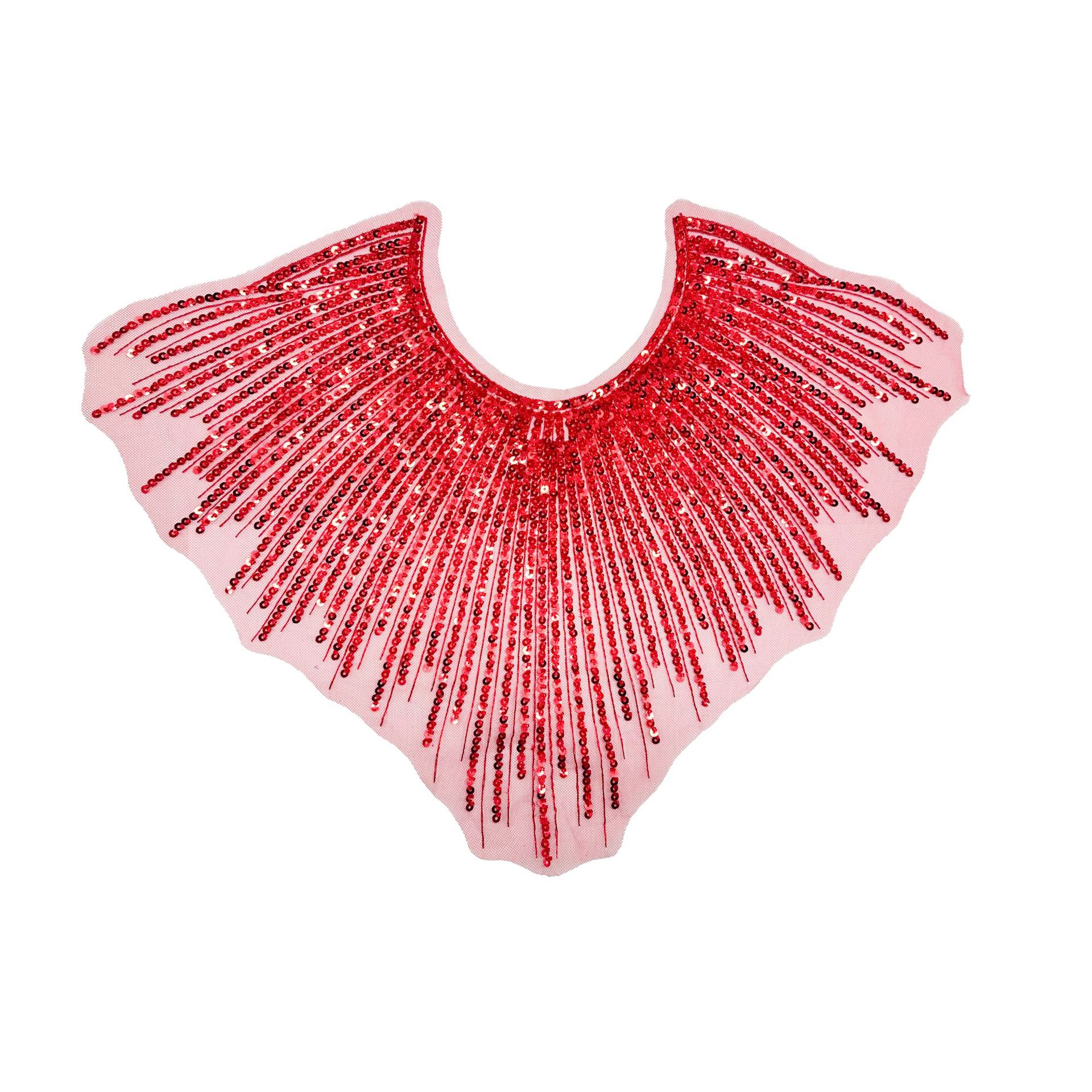 Cuello de perlas transfronterizas vestido de boda vestido de baile exagerado vestido de alta calidad de otoño piezas delanteras accesorios de cuello de poliéster en stock