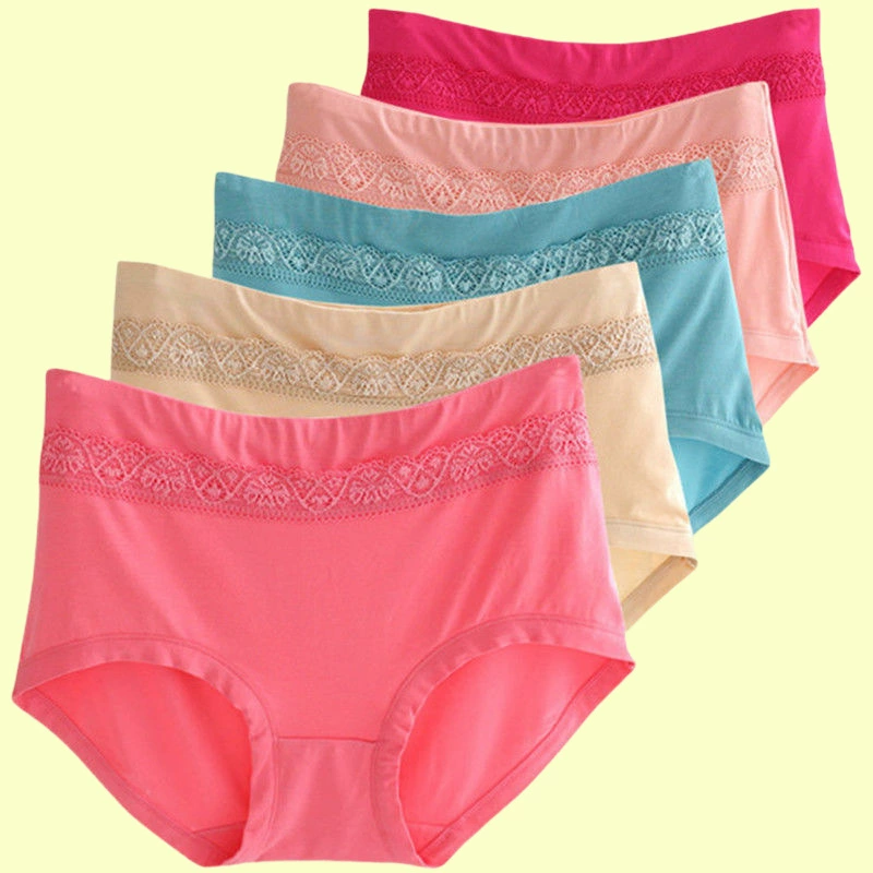 [Clear up at a loss] 5 packs of lace mid-waist women's underwear girls' underwear [good goods preferred]