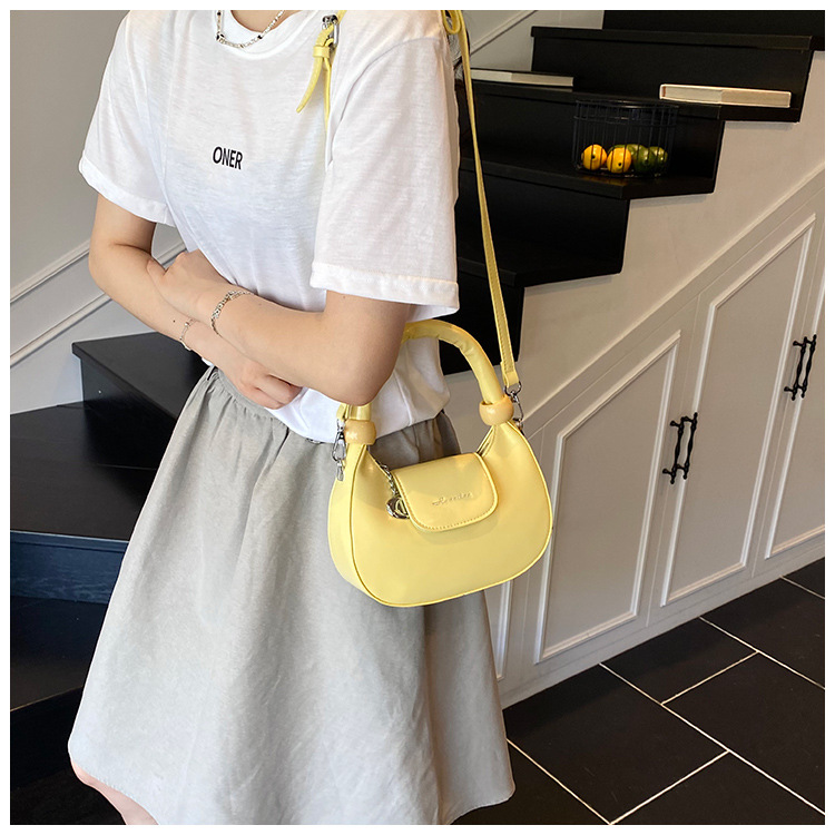 Elegant Crescent Shoulder Bag For Women Versatile Handheld Tote_voghion.com