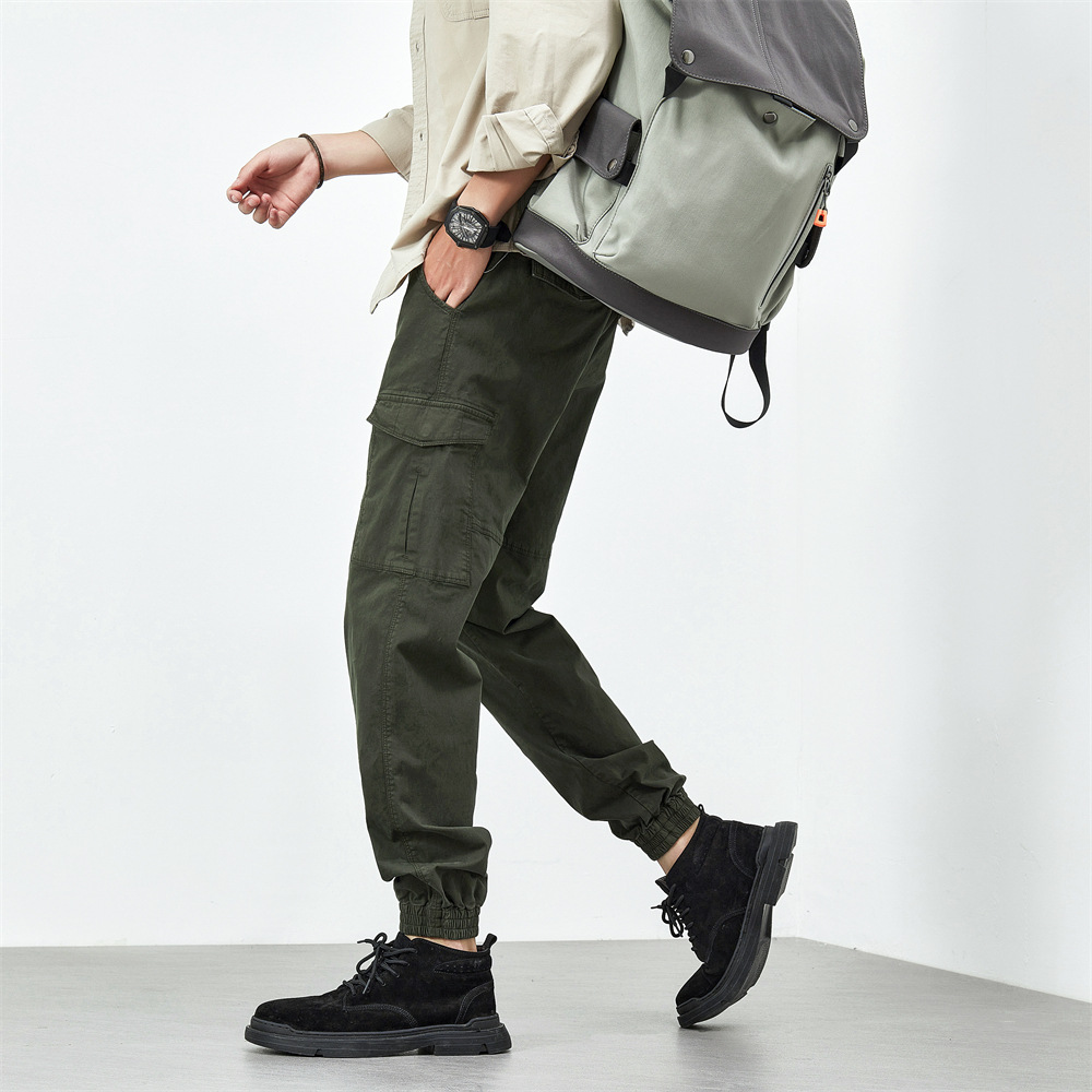 Herbst Neue Cargo Lose Jogger Lange Herren Freizeithosen_voghion.com