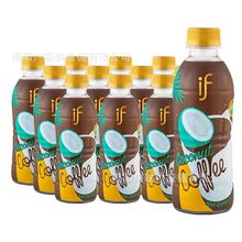 批發 泰國進口if椰子汁咖啡飲料美式生椰拿鐵即飲品268ml一箱24瓶