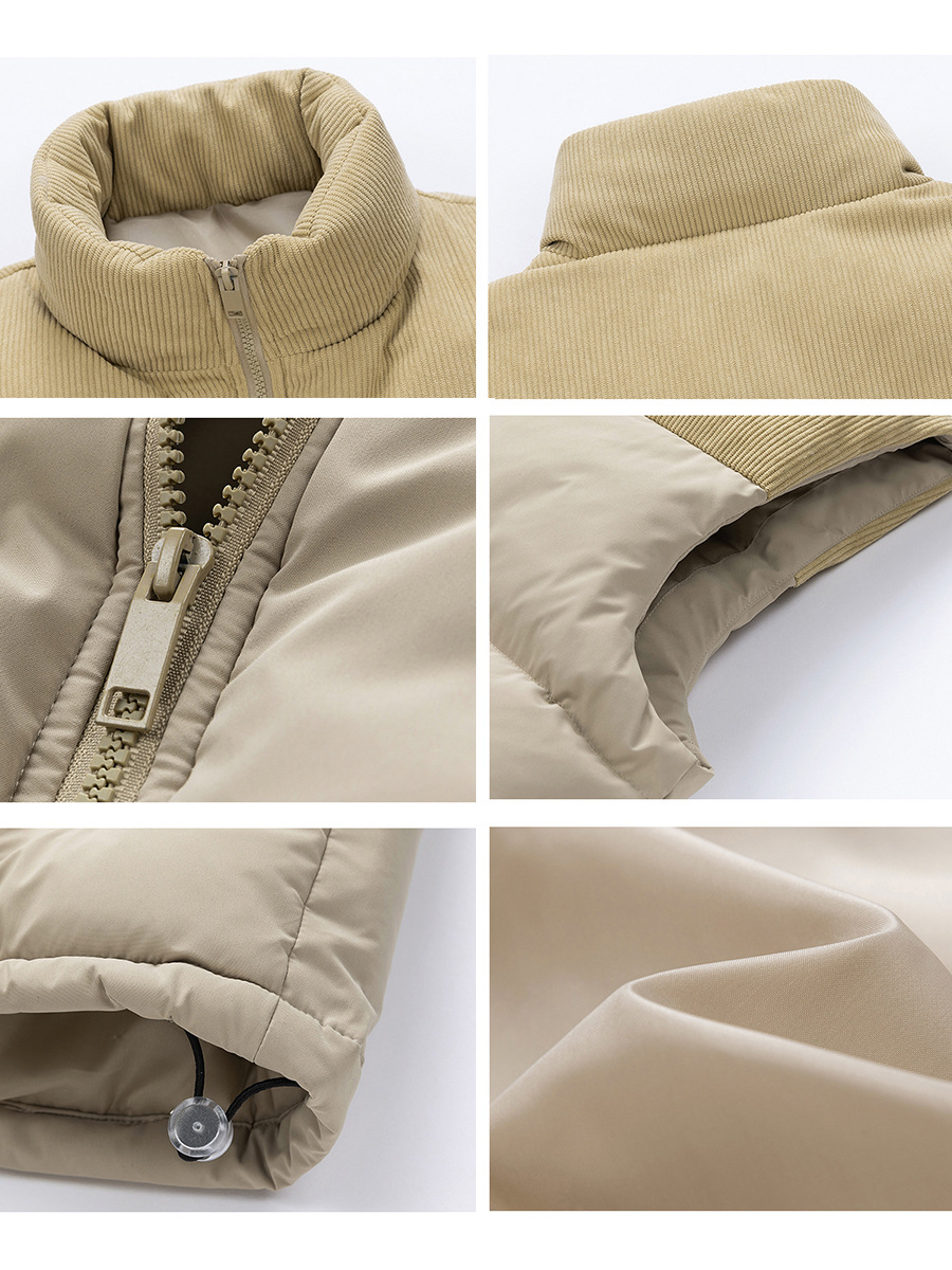 Chaqueta sin mangas al aire libre herramientas de algodón intercalado transfronterizo chaleco de invierno camisa de hombro chaleco de algodón hombre personalizado